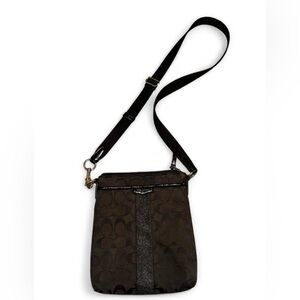 Coach Black Crossbody Bag with Black Accents